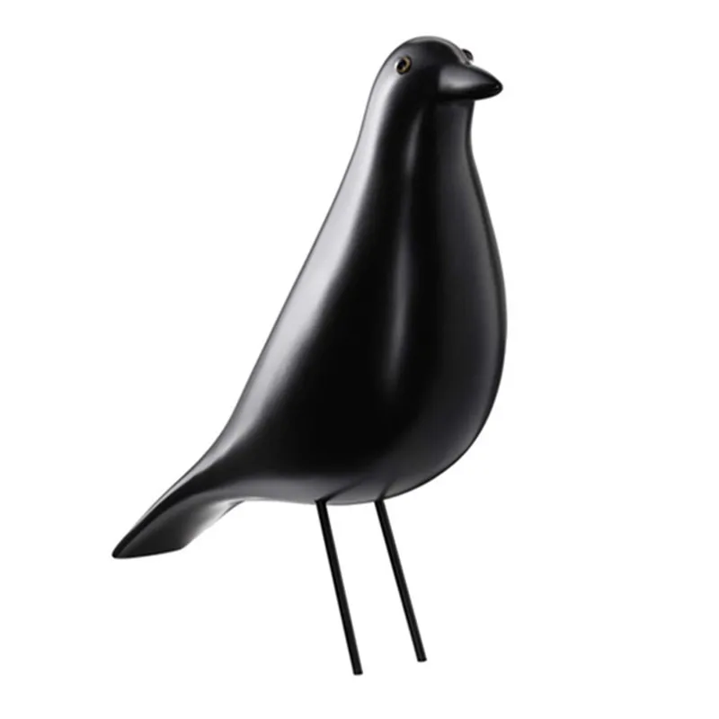 Creative Resin Craft Bird Figurine Statue Office Ornaments Sculpture Home Decoration Accessories