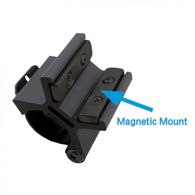 MX02 staffa di montaggio magnetica per torcia con doppi magneti per torcia da 27-30mm Dim Range Assembly torcia a LED e Tourch