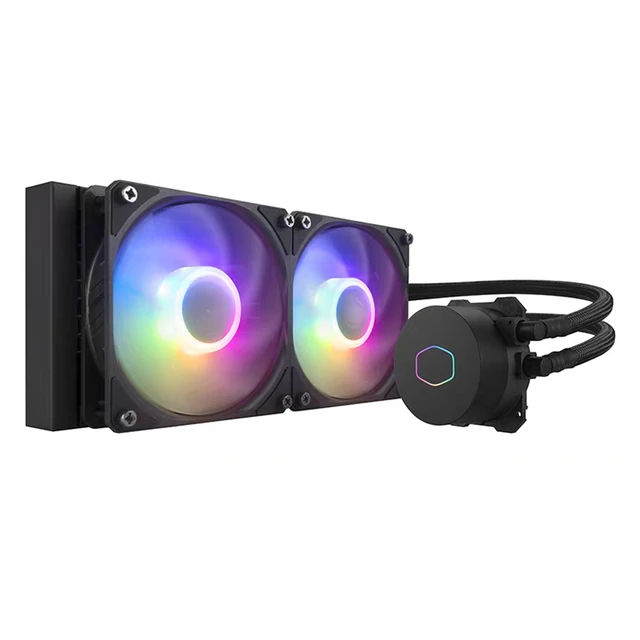 Cooler Master ML240L V2 ARGB CPU Water Cooler For intel LGA  2066/1150x/AMD/AM4/AM3 CPU radiator 120mm 5V RGB Liquid Cooling fan -  AliExpress