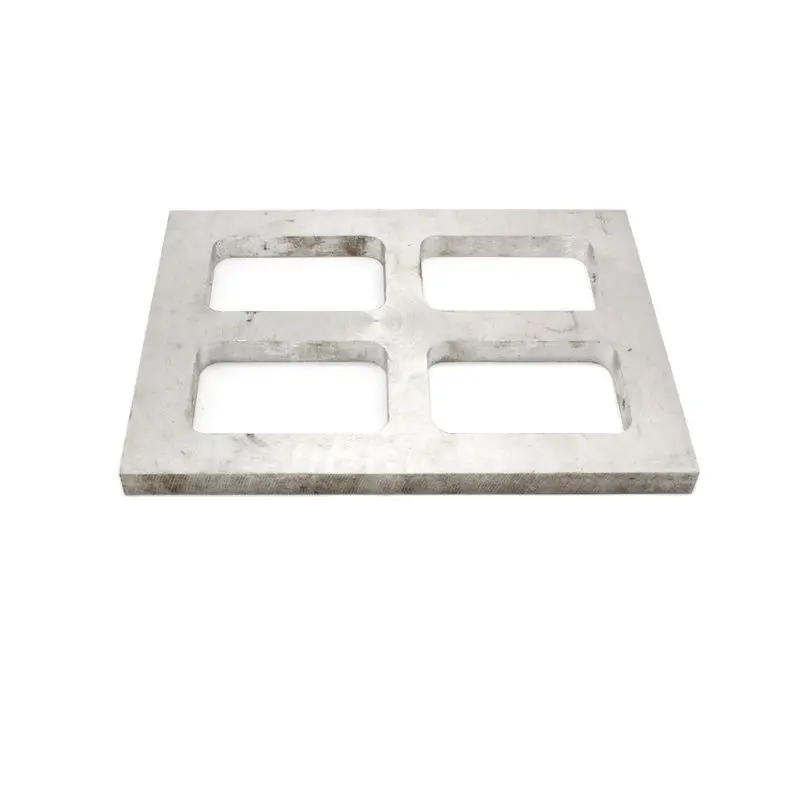 Aluminum Mould Frame for Jewelry Casting Four Grid 12mm Thickness Vulcanizing Mold Rubber Die