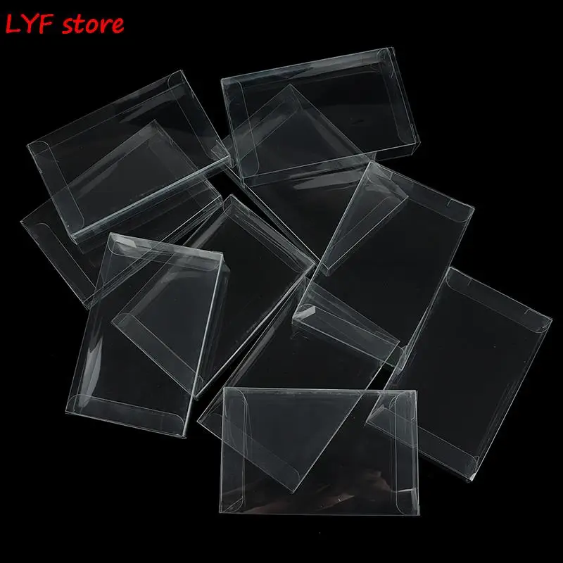 10Pcs/lot New Clear PET Plastic Box Protector Case Sleeves Cover For SNES N64 CIB Boxed Games Cartridge Box 13.6*8.8*2.2cm