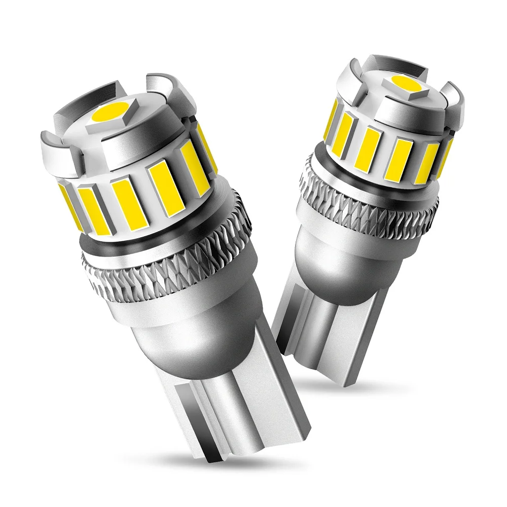 AUXITO 2x W5W T10 LED żarówki Canbus Parking lampy klinowe lampa pokojowa dla Ford Focus 1 2 3 Fiesta Mondeo Ecosport Kuga F-150 — zdjęcie 2