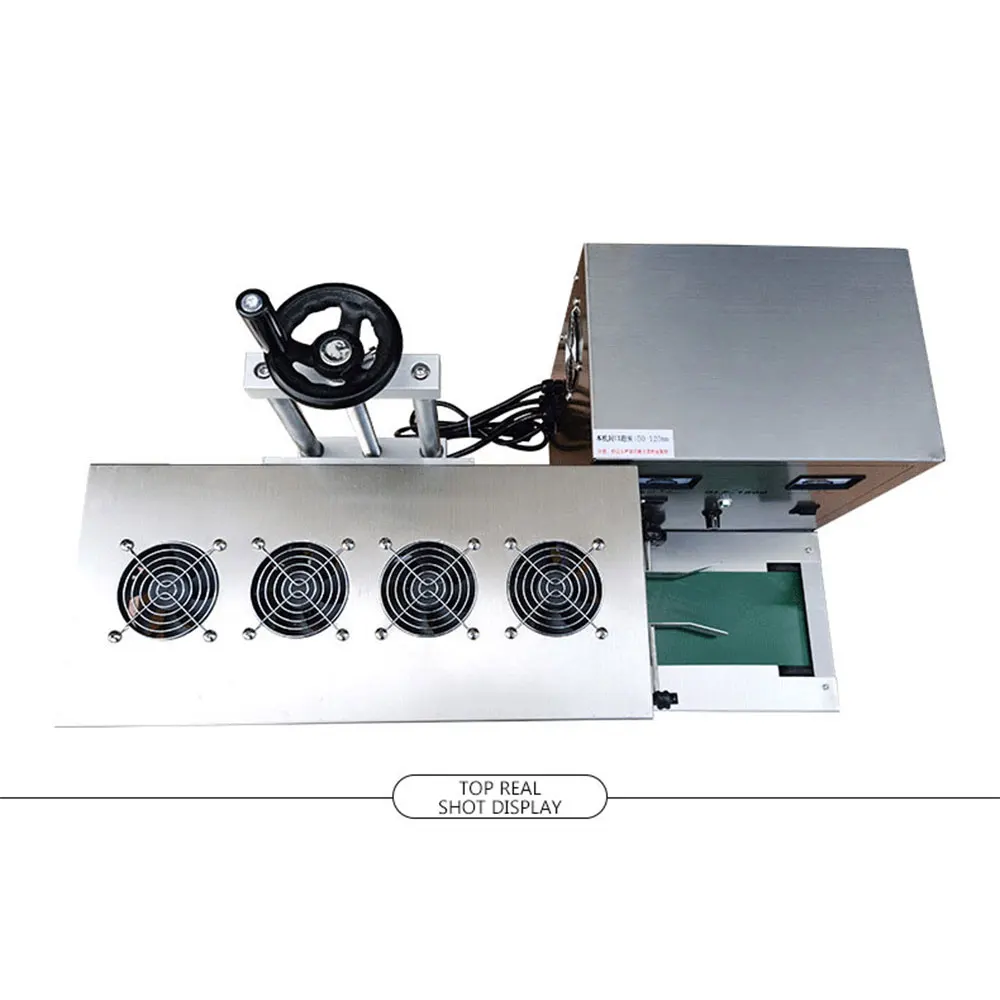 Mesin Penyegel Elektromagnetik Kontinu Otomatis Mesin Pengemas Foil Aluminium Induksi Segel Tutup Botol Kaca Plastik