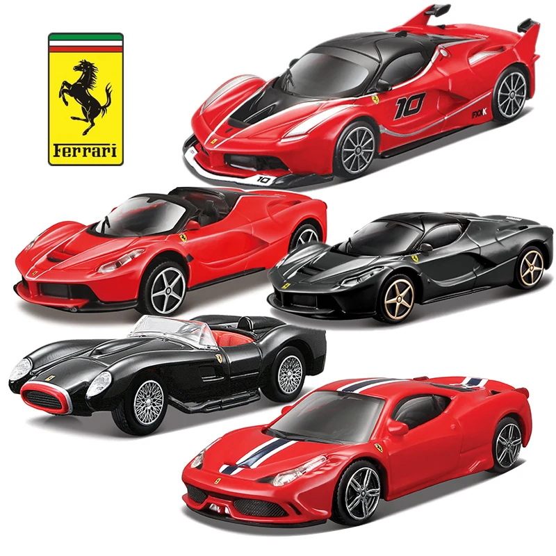 Bburago 1:43 Ferrari 458Ltalia 488Pista 512TR 250GTO  alloy super toy car model For with Die-cast mini collection