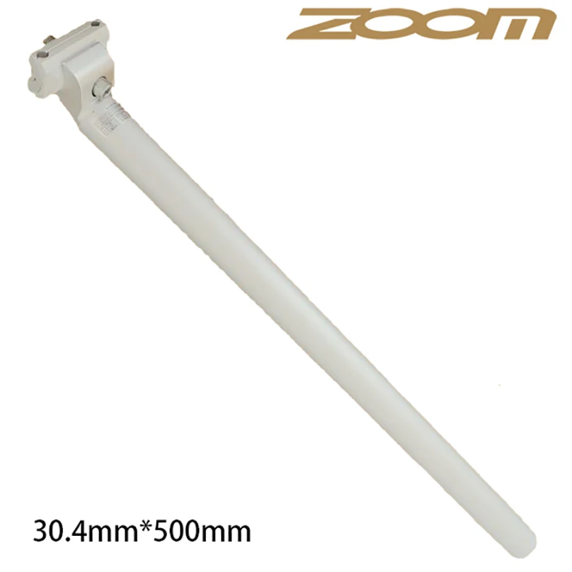 

ZOOM Folding Bicycle Seatpost Aluminum Alloy Seat Tube Bike Extension Seat Post Tube Saddle Pole 30.4mm*500mm Bike Rod