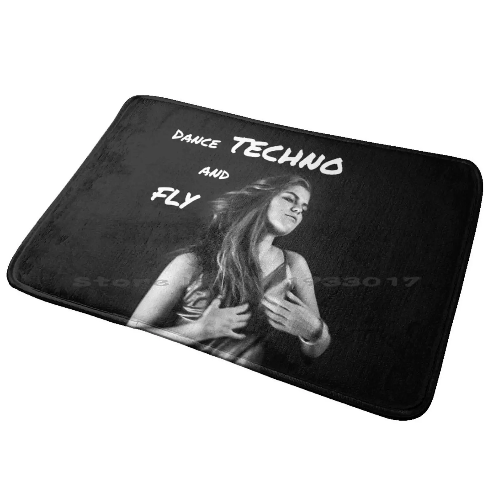 Dance Techno And Fly Entrance Door Mat Bath Mat Rug Gaming Corvo Attano Emily Kaldwin Video Games Daud Dunwall Whale Arkane