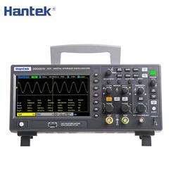 Hantek oscyloskop cyfrowy DSO2C10 2C15 2D10 2D15 2 kanały 100Mhz/150Mhz do przechowywania oscyloskopu 1GSa/s częstotliwość próbkowania