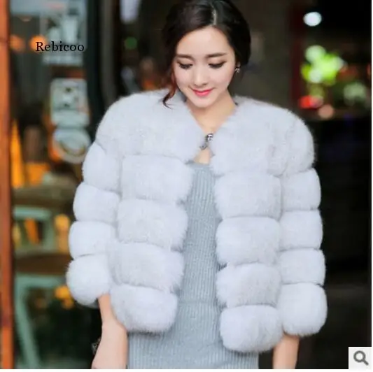 women's fur coat imitation rabbit fur winter grass mink faux fur coat ladies artificial fur hooded  women's jacket 5xl