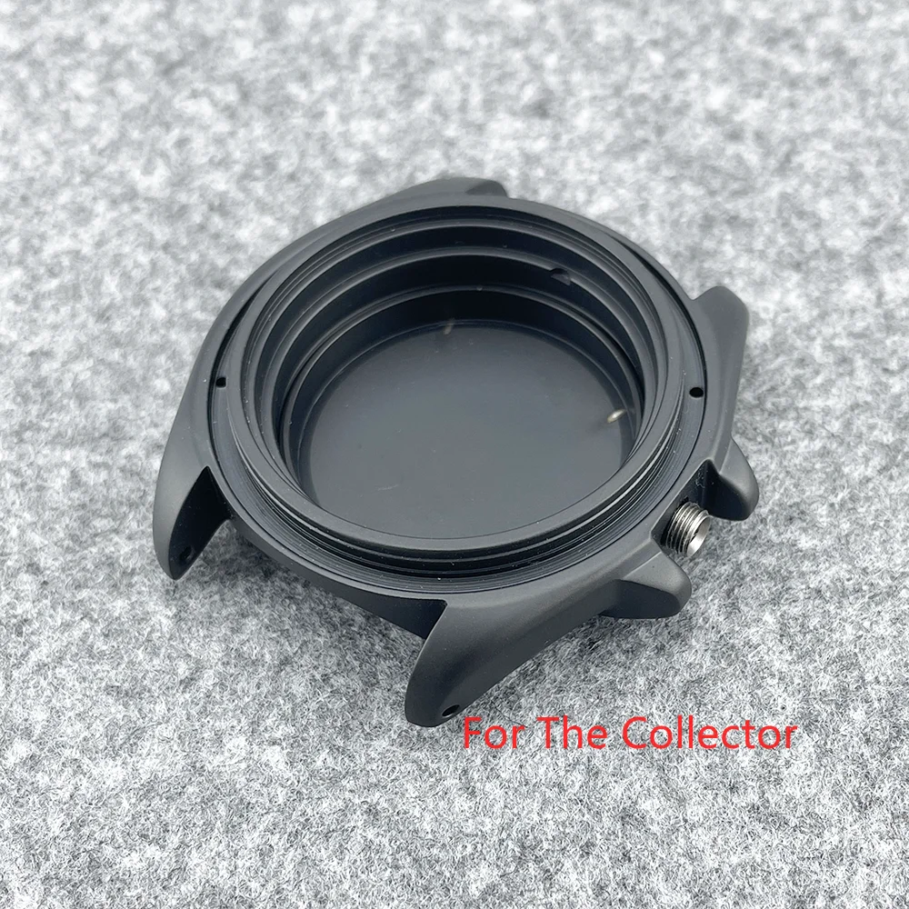 High Quality Matte Black SKX007/SRPD Watch Case 30ATM Crown at 3 Mod Parts Case Back 316L Stainless Steel