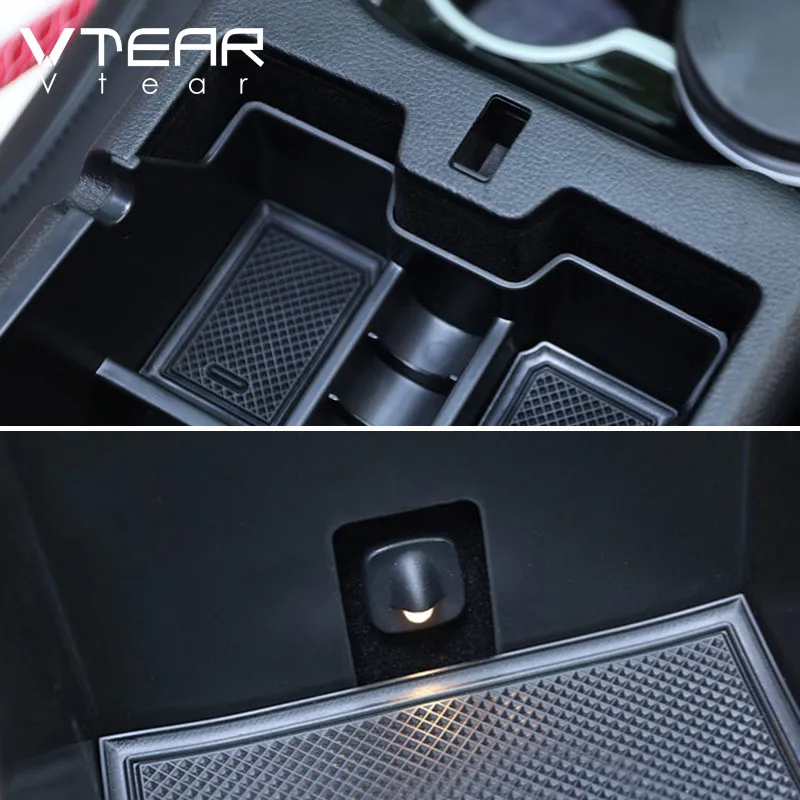 Vtear For Jeep Grand Commander Storage Box Interior Center  Armrest Console Box Container Holder Accessories Parts Decoration