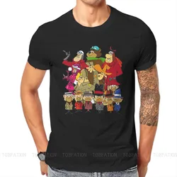 Wacky Races 1968 Anime TV Series Characters Tshirt Black for Men S-6XL T Shirt Harajuku Men's Tops Tee