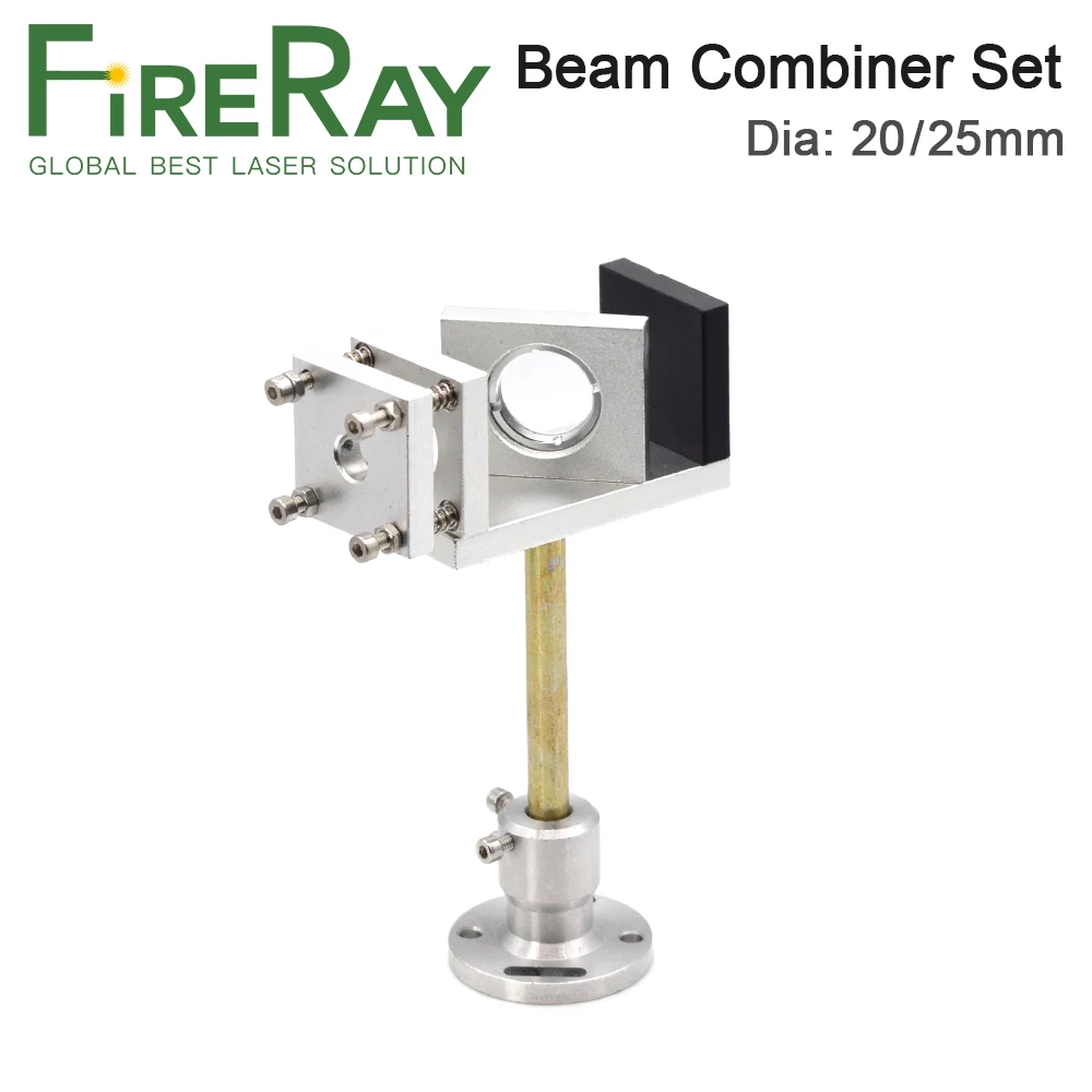 Fireray Beam Combiner Set 20 25mm Laserstrahl Combiner Mount Laserpointer für CO2-Lasergravur-Schneidemaschine