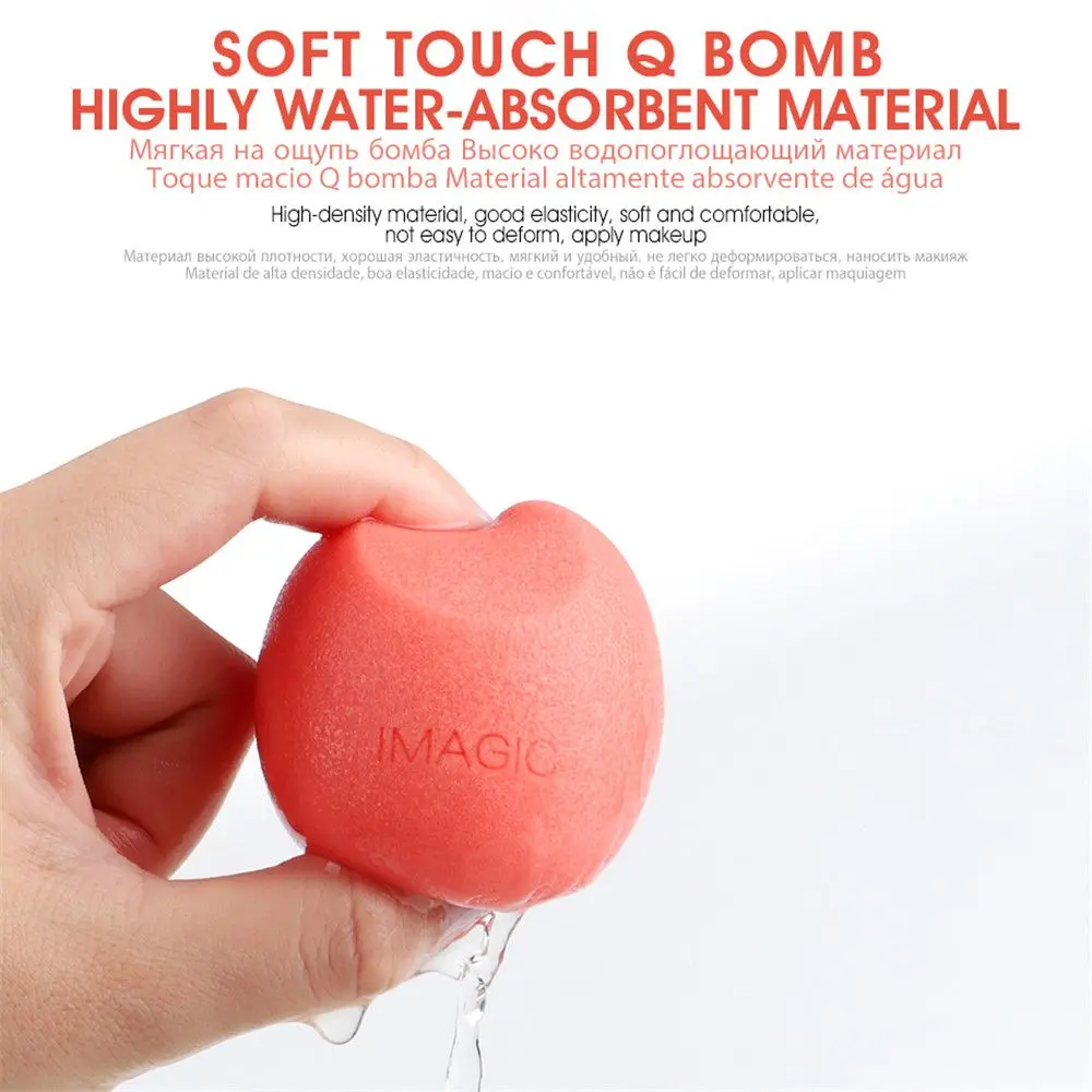 Hot Cosmetic Puff Beauty Tool Make-up-Schwamm Foundation Blender Puderquaste Wet & Dry Dual Use