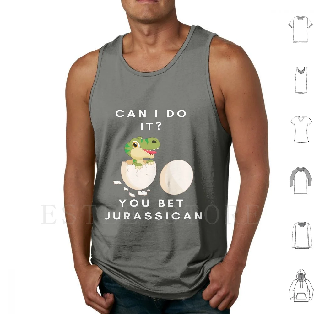 Funny Dinosaur T-Rex You Bet & Accessories Tank Tops Vest Great Dinosaur Graphic Meme Dinosaur Fun Idea Moms Dads