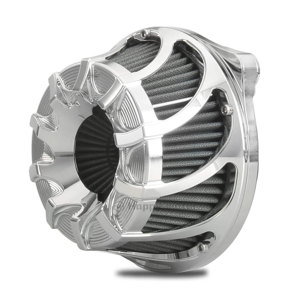 Chrome cut air cleaner filter kits for harley Sportster Iron XL883N XL1200CX touring FLHR Road King FLHX Street Glide Softail