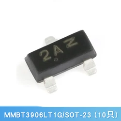 100PCS MMBT3906 2A 3906 MMBT3906LT1G 2N3906 200mA 40V SOT-23 PNP SMD Triod Transistor new and Original