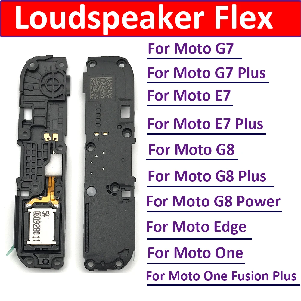 Tested Loud Speaker Buzzer Ringer Loudspeaker For Motorola Moto One Fusion G5S G8 Power G7 E7 G8 G9 Play Plus G10 G30 G 5G