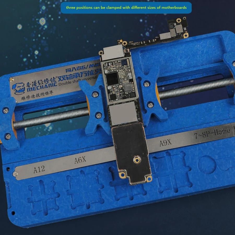 ช่าง MR6 Universal โทรศัพท์มือถือ Mainboard Maintenance CPU NAND ติดตั้ง Multi-Function แบริ่งคู่ Clamp สำหรับ iPhone Android