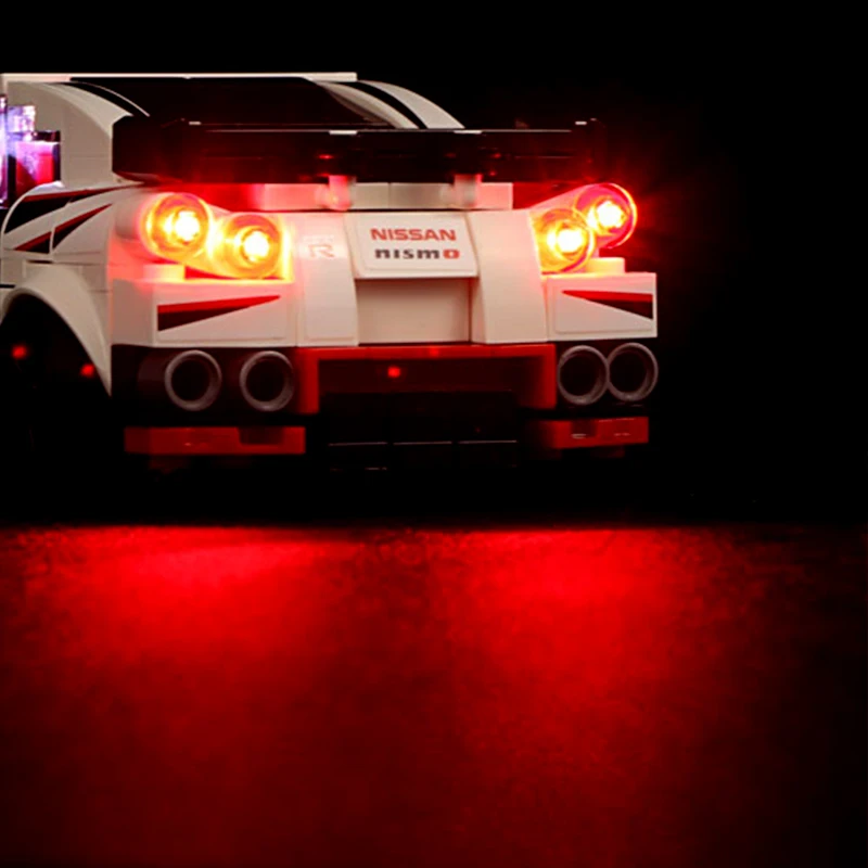 Vonado LED Lighting Set for 76896 Nissan GT-R NISMO Car Toy Collectible Model Light Kit, Not Included the Building Block