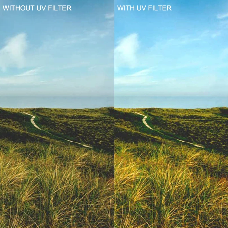 Protector de lente de filtro Digital UV para cámara Canon, Nikon, Sony, DSLR, SLR, 43, 46, 49, 52, 55, 58, 62, 67, 72, 77, 82mm