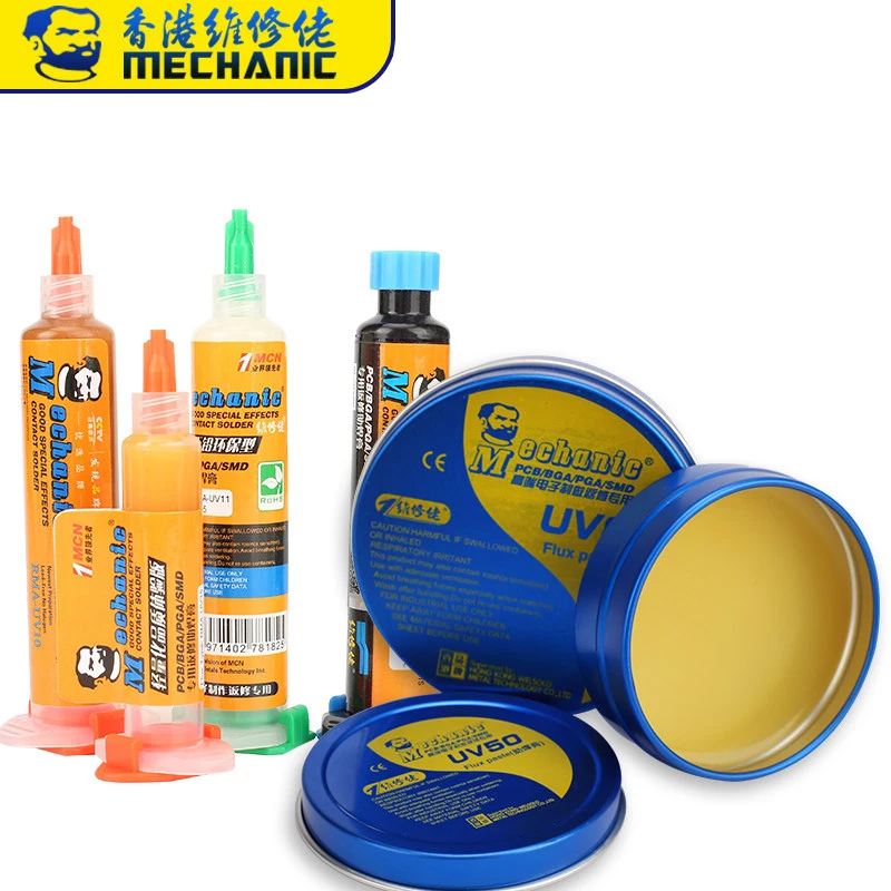 Mechanik kalafonia topnik lutowniczy pasta bezbarwna bezhalogenowa topniki spawalnicze smar do telefonu komórkowego PCB BGA PGA SMD Repair Tool