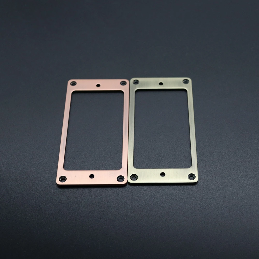 2 pcs Metal  Pickup Ring Cover Frame Flat Pickup Mounting Rings for LP/SG Guitar Mounting Replacement Electric Guitar Accessorie