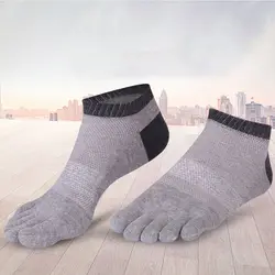 1 paar Mode Fünf-Finger Männer Socken Baumwolle Finger Atmungs Fünf Kappe Socken Reine Anti-slip Sport Socke ankle Socken