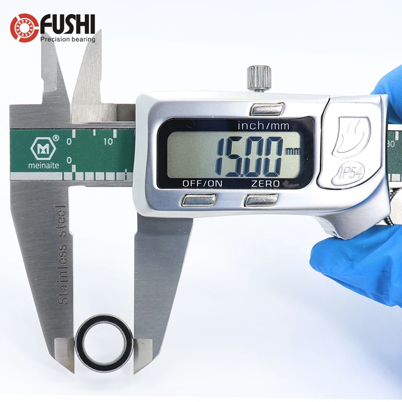 6700RS 10*15*4 (mm) 10Pieces Bearing ABEC-5 61700 6700 63700 Chrome Steel Ball Bearings With Black Rubber Seal