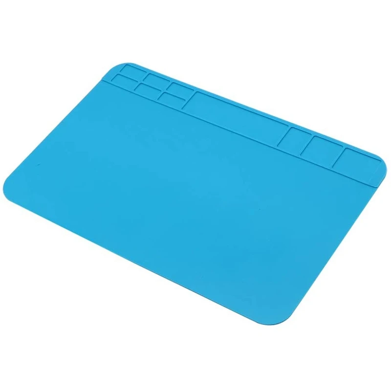 Insulation Silicone Soldering Repair Mat Heat Resistant Work Pad for Mobile Phone PCB BGA Soldering Iron Repair Pad