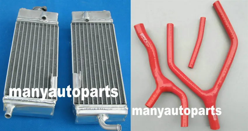 

Алюминиевый радиатор + КРАСНЫЙ ШЛАНГ ДЛЯ YAMAHA YZ125 YZ 125 1989-1992 1990 1991 89 90 91 92