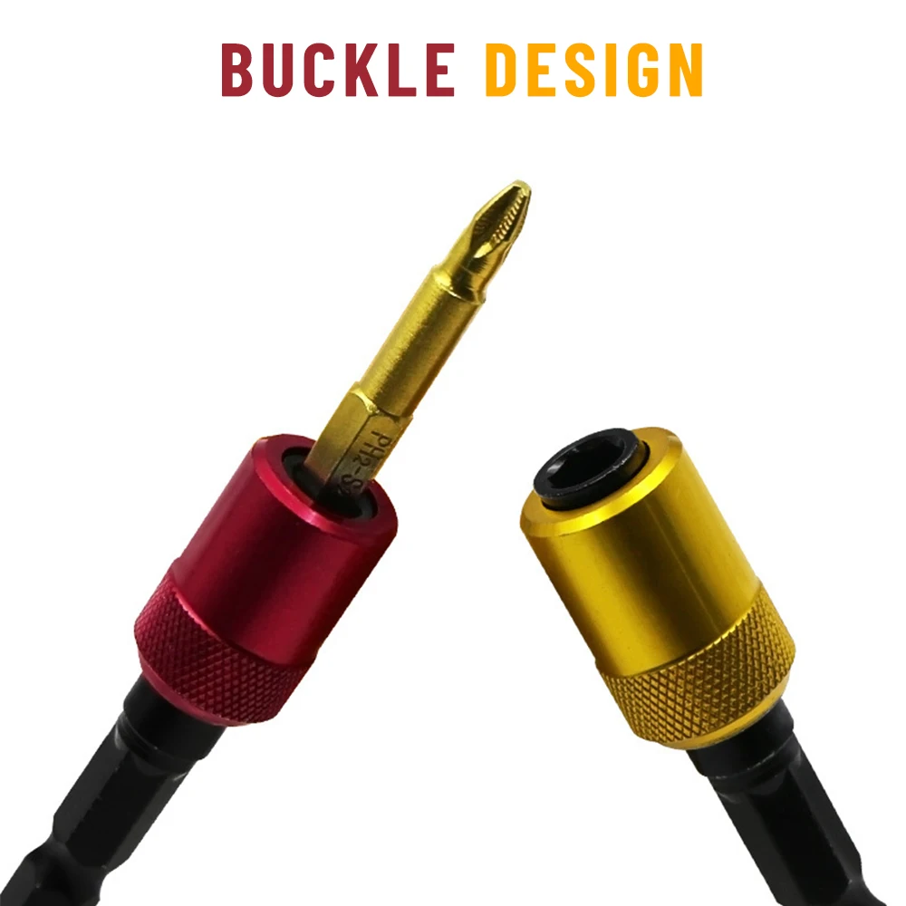 Hexagonal Shank Quick-release Conversion Bit Extension Rod Holder Hand Tools Screwdriver Bits Drive Guide Screw Drill Tip 60mm
