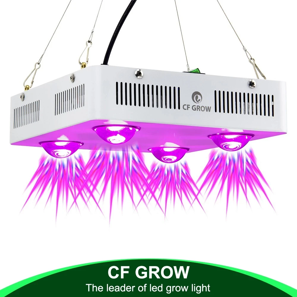 COB LED園芸用グローライト,600W, 3500K,屋内水耕温室照明,高輝度,フルスペクトル