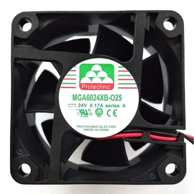 Magic MGA6024XB-O25 MGA9224XR-025 MGA9224YB-A20 DC 24V 0.17A Server Cooling Fan