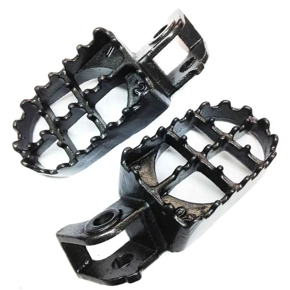 Motocross MX Dirt Bike Racing Foot Pegs footpeg For Honda 1988-1994 CR125R CR500R CR250R Motorcycle parts Black 1989 90 91 92 93