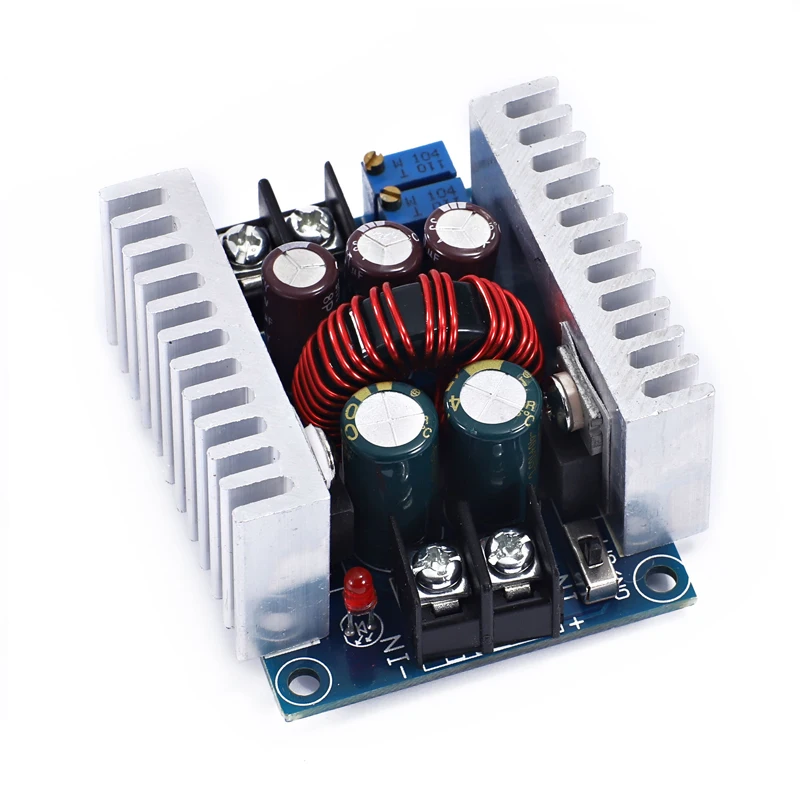 300W 20A DC-DC Buck Converter Step Down Module Constant Current LED Driver Power Step Down Voltage Module Electrolytic Capacitor