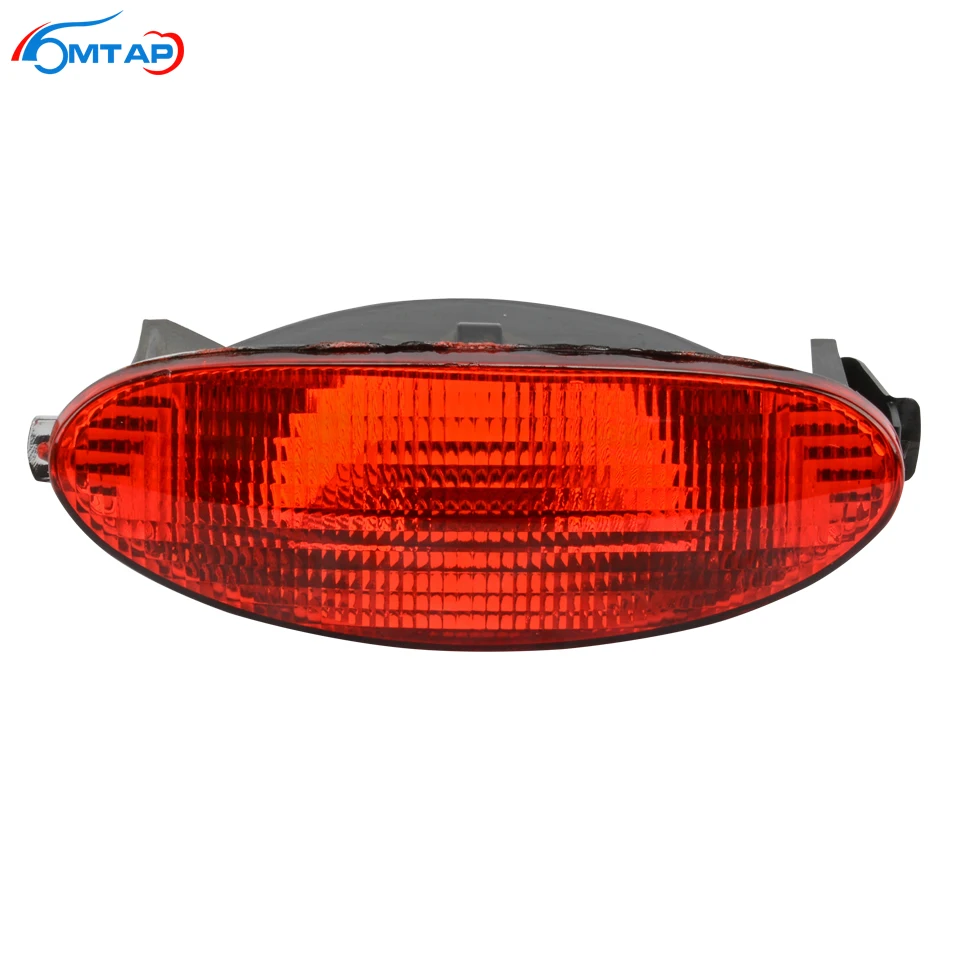 MTAP Rear Fog Lamp For Peugeot 206 2005 2006 2007 2008 CC SW Hatchback Rear Bumper Anti-Fog Light Foglight Foglamp Reflector