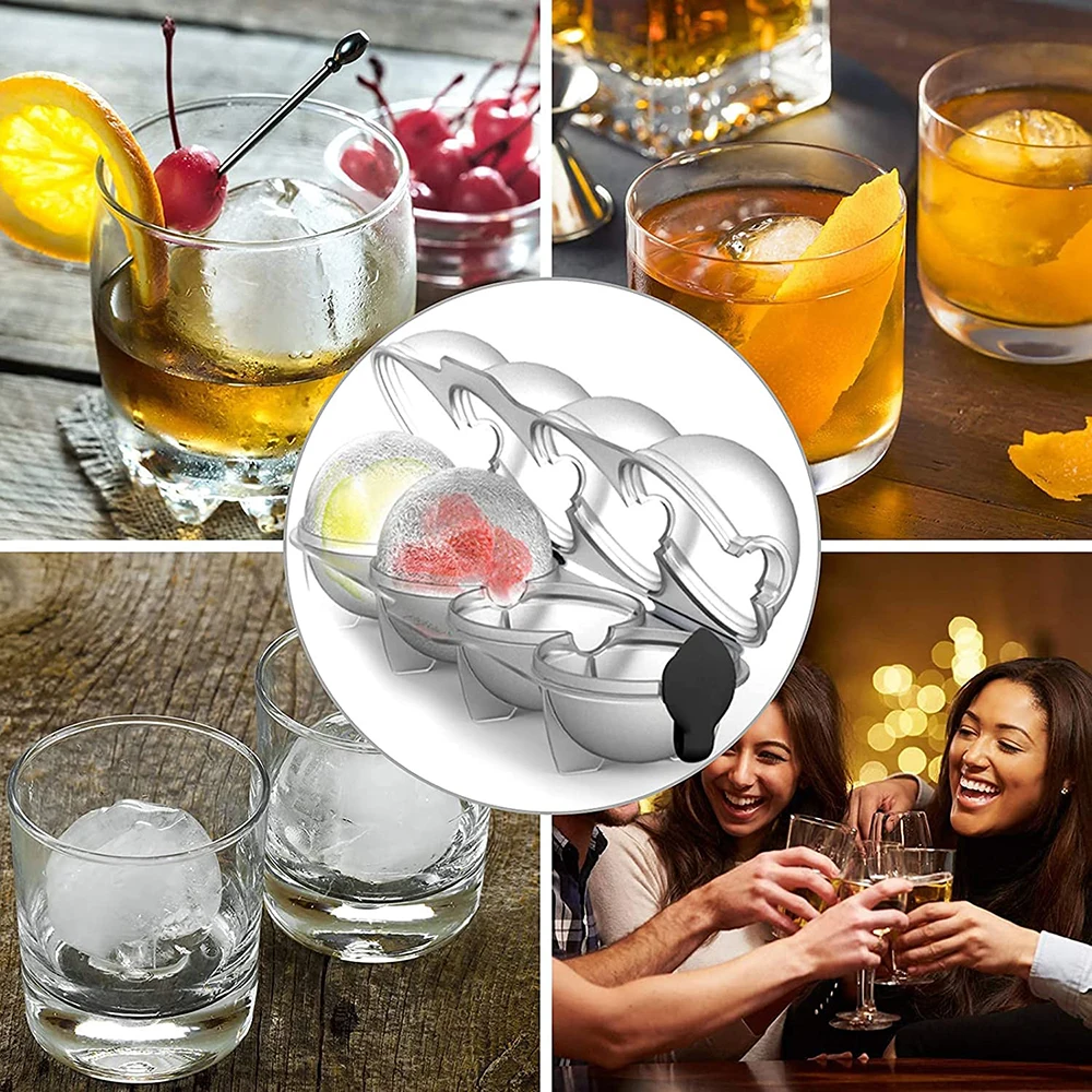 Whiskey Sipping Silicone Ice Cube Mold Cooler Whisky Cocktail Wine Drink Bar Wine Cooler Reusable Ice Cube Maker Bar Party Tools