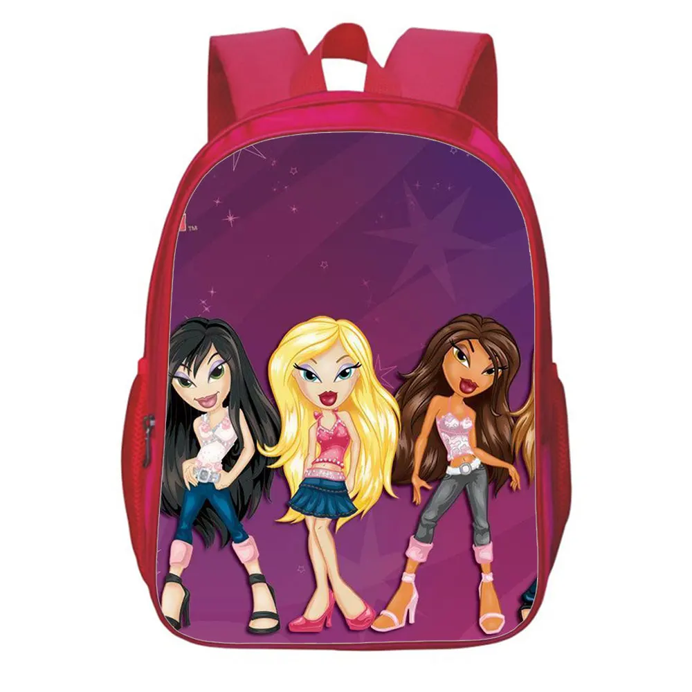 Bratz Backpack Girls Toddler Cartoon Knapsack Baby Children Toddler Rucksack Mochila Girl gift 13 Inches Bag