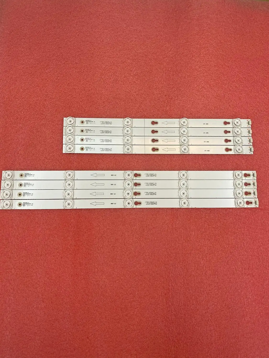 8pcs LED Backlight strip for TCL 49S405 49S403 U49P6066 U49P6046 Thomson 49US6016 49UT6006 TOT_49_D2900