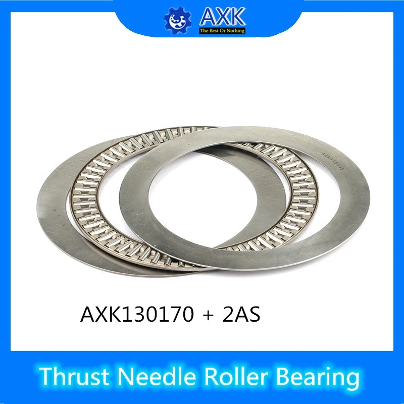 AXK130170 + 2AS Thrust Needle Roller Bearing With Two AS130170 Washers 130*170*7mm ( 1 Pcs) AXK1126 889126 NTB Bearings