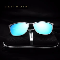 VEITHDIA Aluminum Magnesium Eyeglasses Brand Designer Men's Sunglasses Polarized Lens Vintage Sun Glasses For Men gafas VT6623