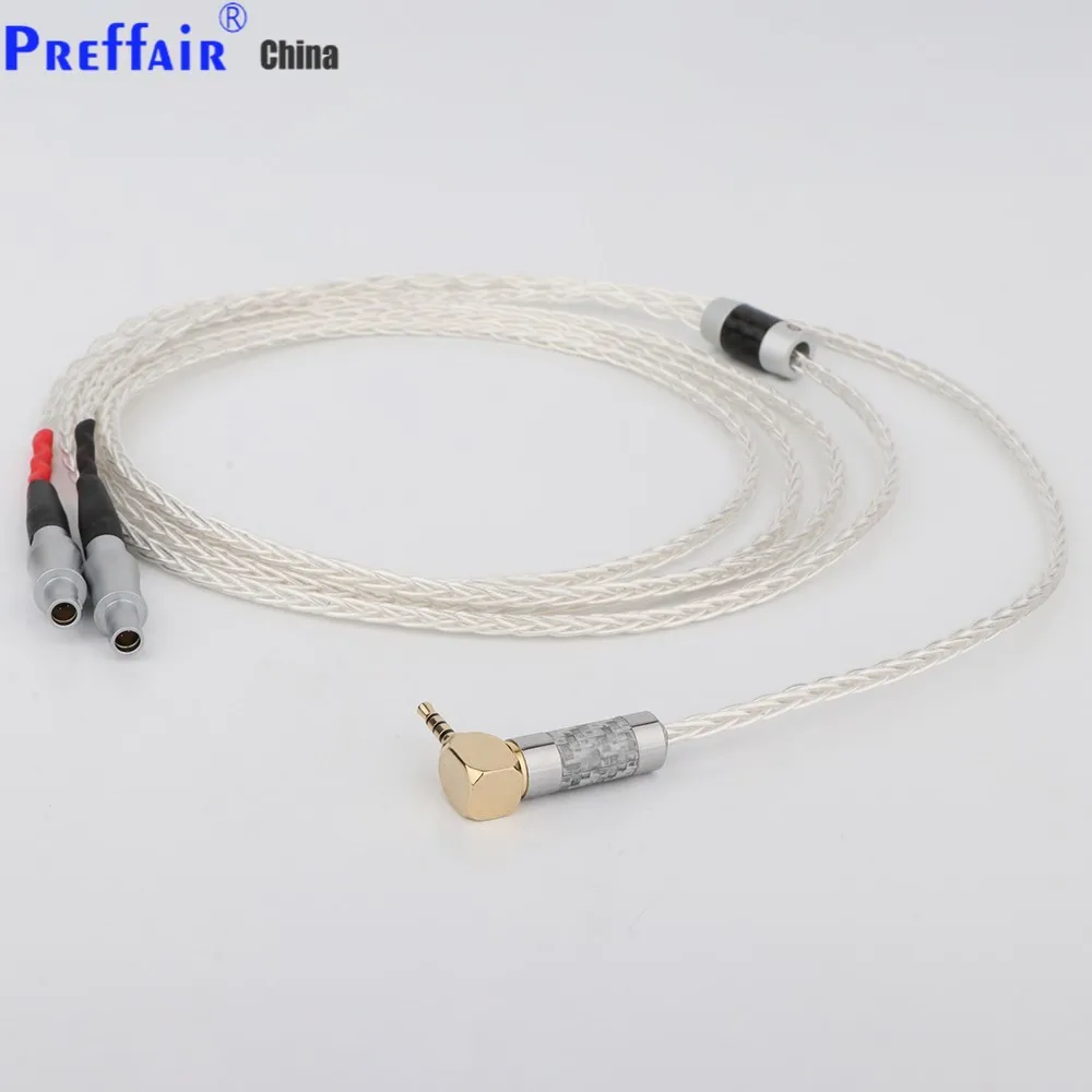 

HIFI 7n Single Crystal Silver для HD800 HD800s HD820 HD820s Enigma Acoustics Dharma D1000 Кабель для обновления наушников