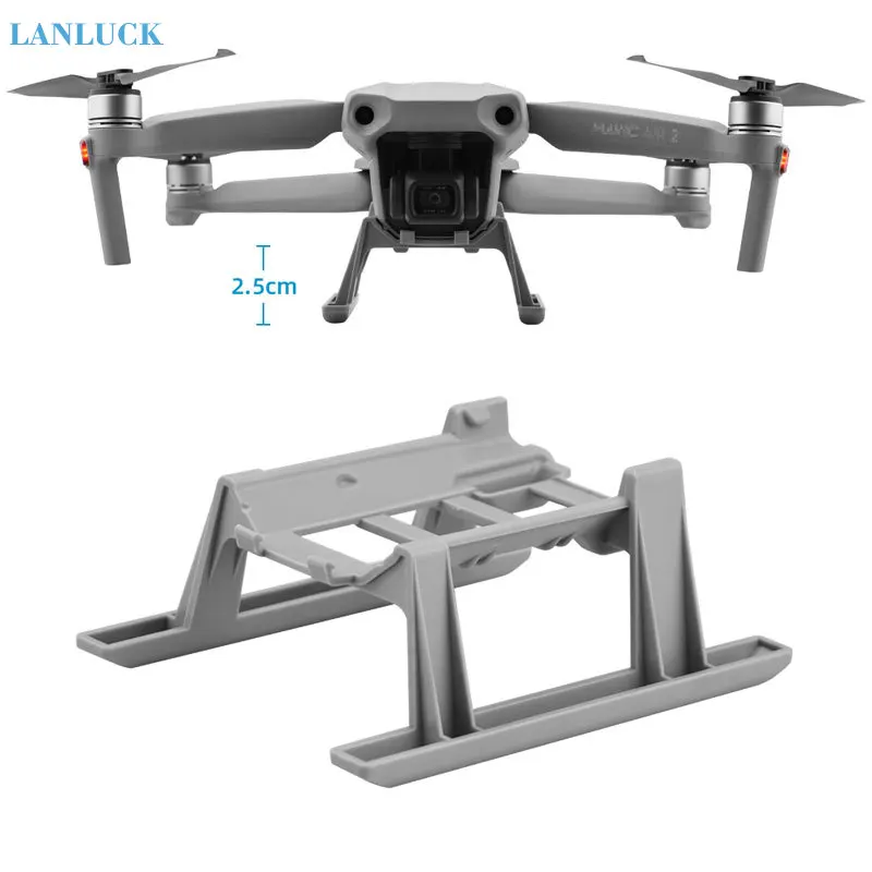 مجموعة وصلات معدات الهبوط لـ DJI Mavic Air 2/AIR 2S حامل حماية الارتفاع زيادة موسع الساق سلامة القدم Gimbal الحرس