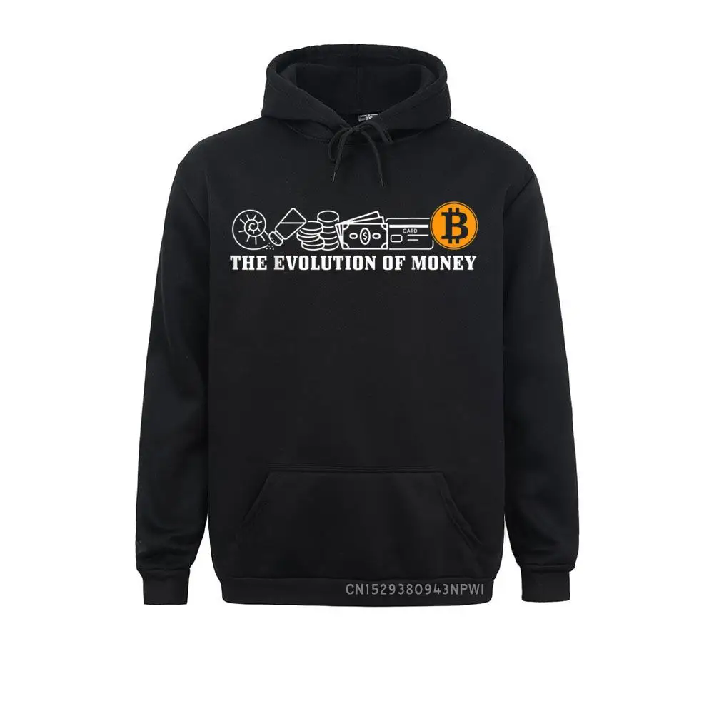 Bitcoin Evolution Of Money Crypto Trader BTC Investor Pullover Outdoor Hoodies New Arrival Men Sweatshirts Winter/Autumn