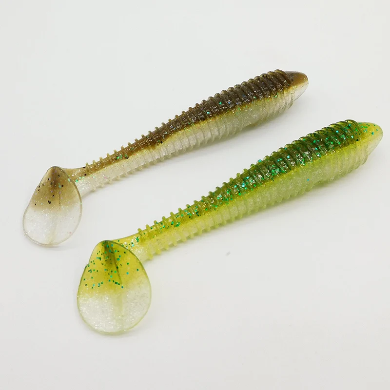 ESFISHING SwimBait Angelköder Vibro Fat 100mm 125mm Silikonköder Swing Impact Fat Isca Kunstköder zum Angeln – Detail 1