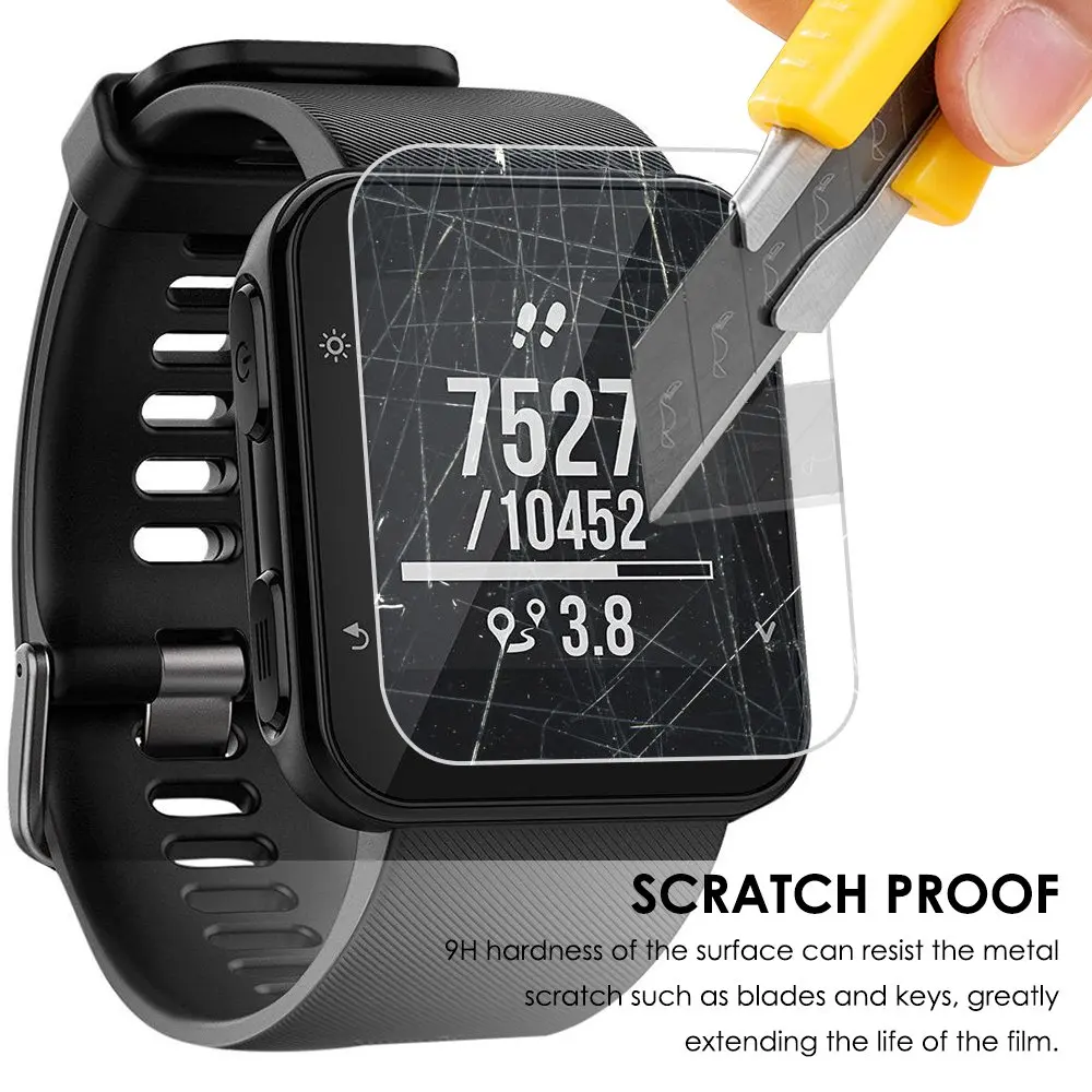 For Garmin Forerunner 35 Smart Watch Screen  0.3mm 2.5D 9H Tempered Glass Ultra Clear Anti-Fingerprint Anti-shock