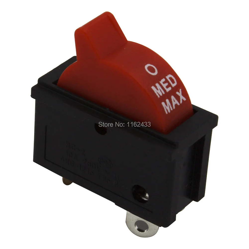 5 sztuk/partia KCD16-103 3 pin suszarka do włosów łódź rocker przełącznik cios suszarka przełącznik RC-2