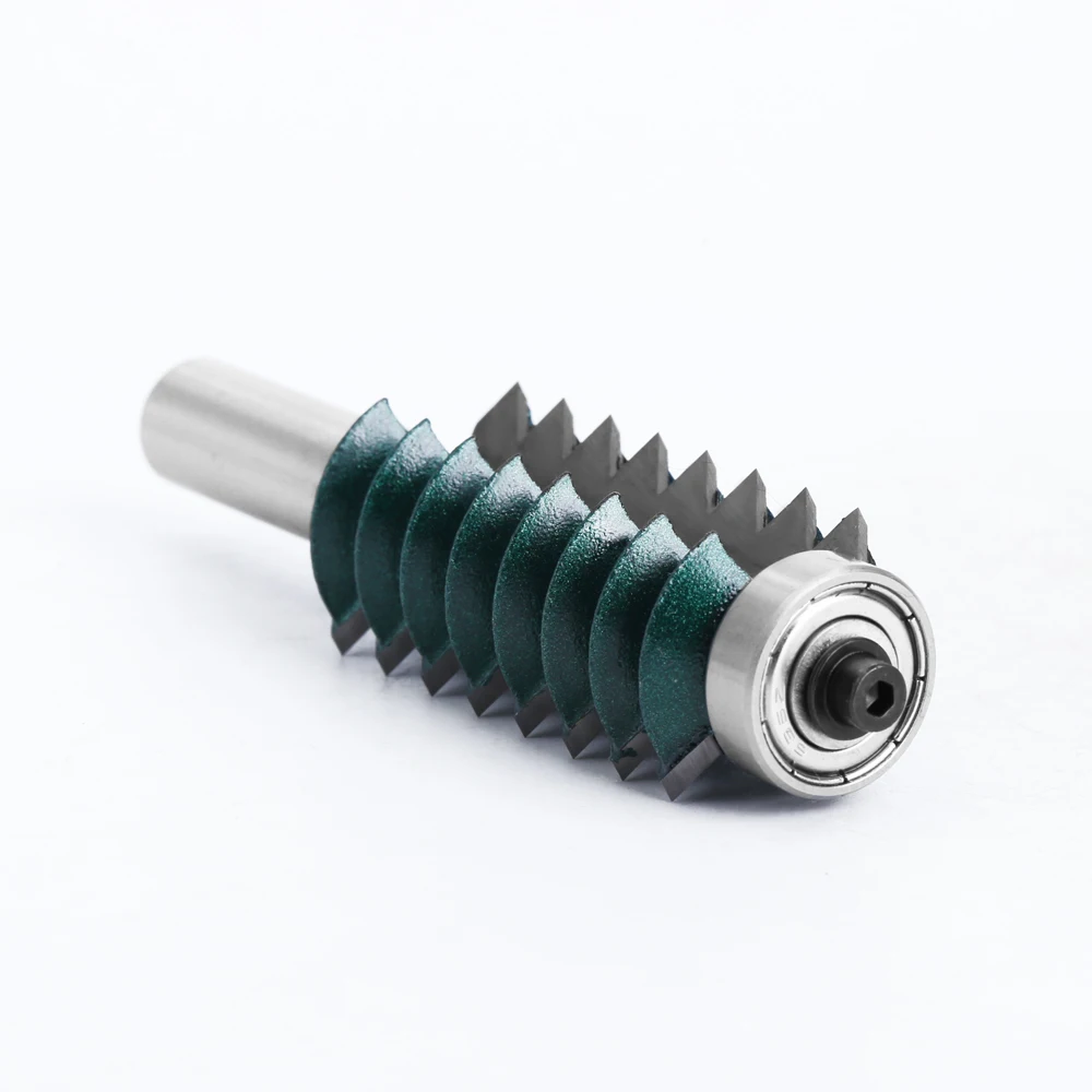 Imagem -03 - Lavie-finger Joint Glue Milling Cutter Painel Elevado v Bits Roteador para Madeira Tenon Woodwork Cone Tenoning Bit 12 mm Shank 1pc
