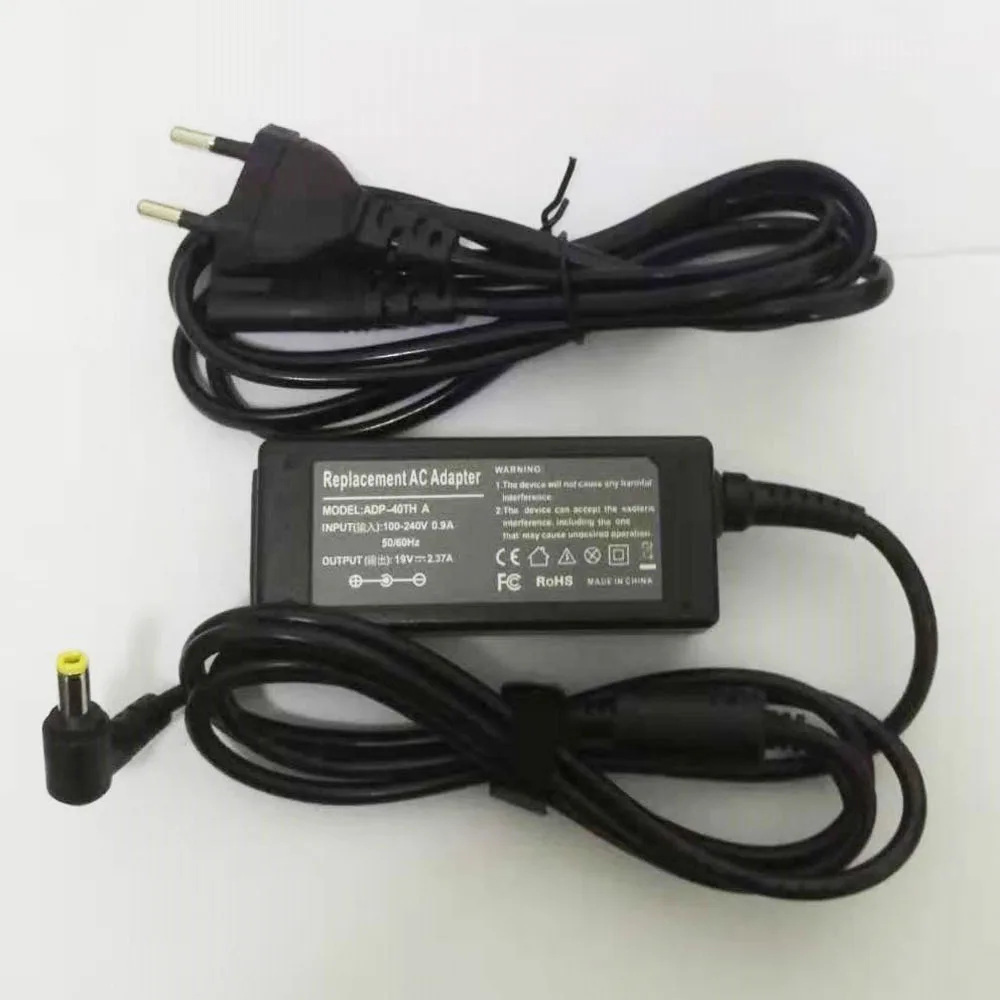 

New 45W Laptop AC Adapter Battery Charger Power Supply Cord For Toshiba N17908 ADP-45SD R33030 19V 2.37A 5.5mm*2.5mm 100-240v