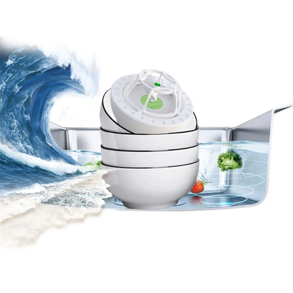 Mini Dishwasher Dishwasher Portable Wave Making Dish Vegetables and Fruits Washing Machine USB Connector